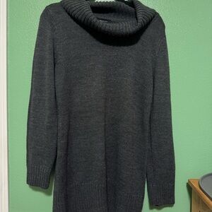Charcoal Turtleneck Sweater